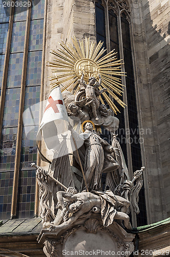 Image of Statue of St. Francis, Stephansdom.