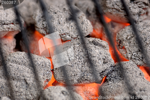 Image of Hot Barbeque Charcoal