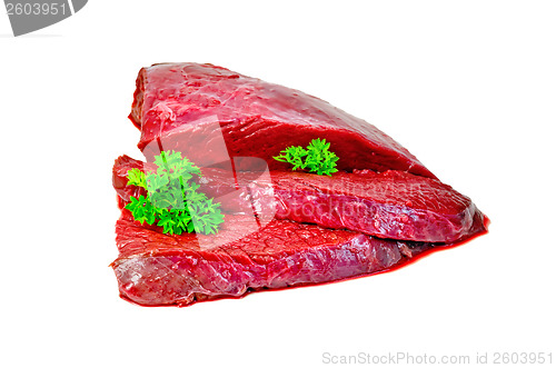 Image of Meat beef with parsley