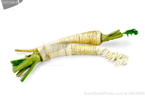 Image of Parsley root chopped