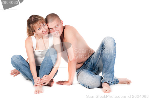 Image of Couple in studio sitting