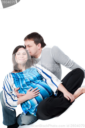 Image of Pregnant woman with husband
