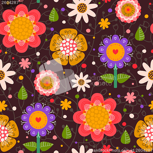 Image of Floral seamless pattern.