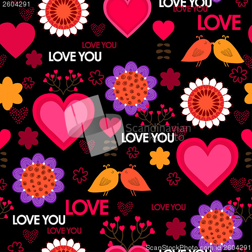 Image of Valentine's day Seamless pattern