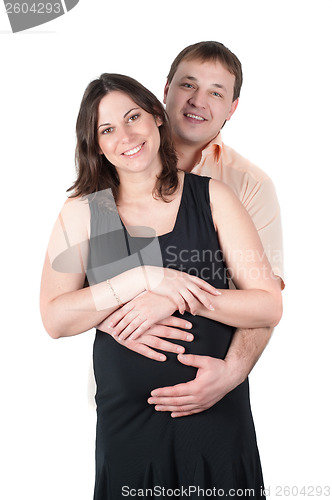 Image of Happy expectant parents