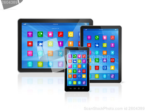 Image of Smartphone and Digital Tablet Computer