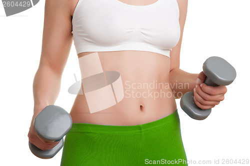 Image of Woman Working Out
