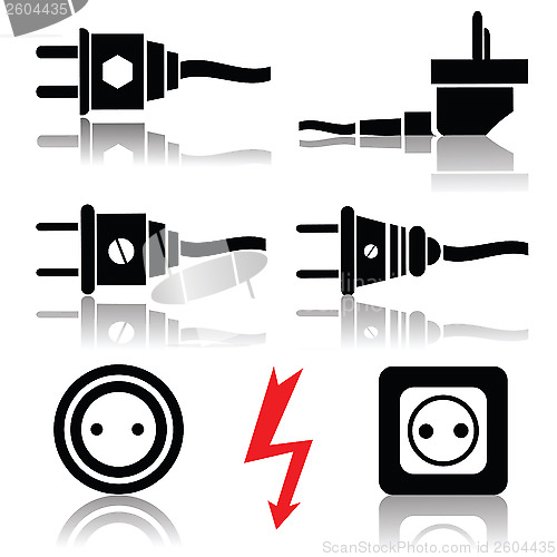 Image of plugs and sockets