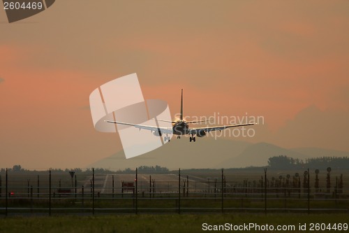 Image of Plane Landing