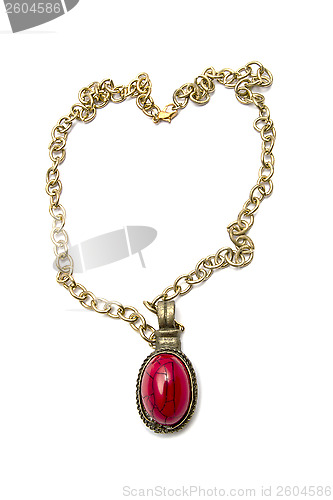 Image of Retro necklace and pendant