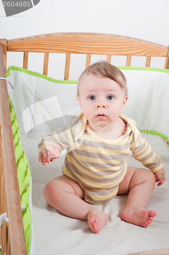 Image of Baby in cradle