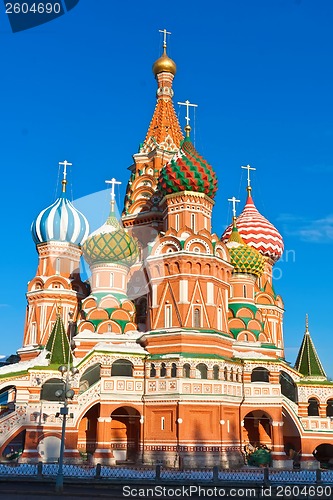 Image of Saint Basil Cathedral  in Moscow