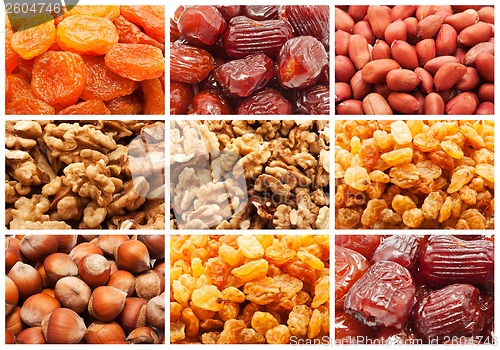 Image of Dried fruits and nuts