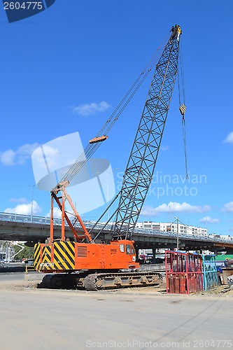 Image of Caterpillar Hitachi KH500-2 crane.