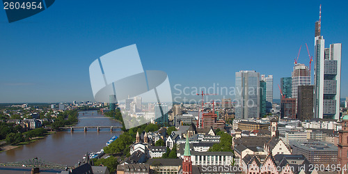 Image of Aerial view of Frankfurt - panorama