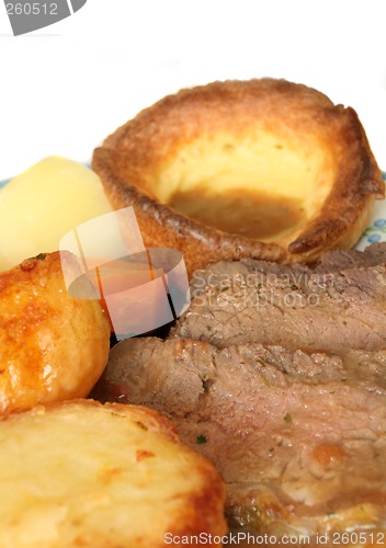 Image of Roast beef dinner