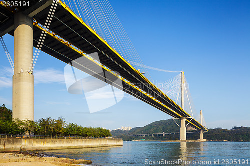 Image of Ting Kau suspension bridge