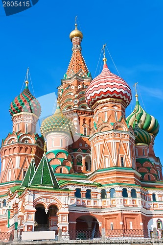 Image of Saint Basil Cathedral  in Moscow