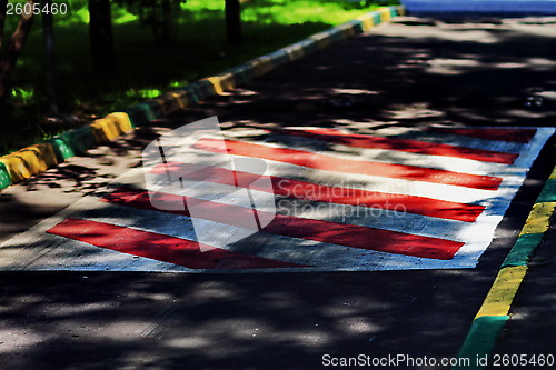 Image of road sign, rules of the road