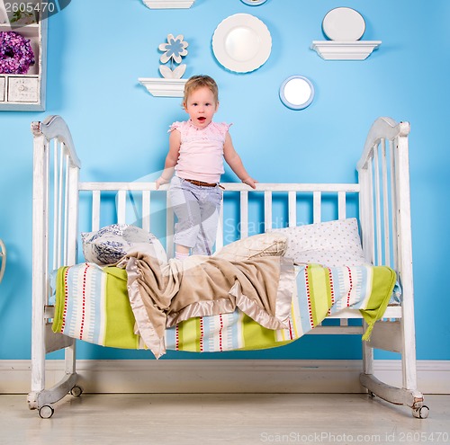 Image of Baby on the bed