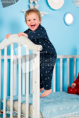 Image of Baby on the bed