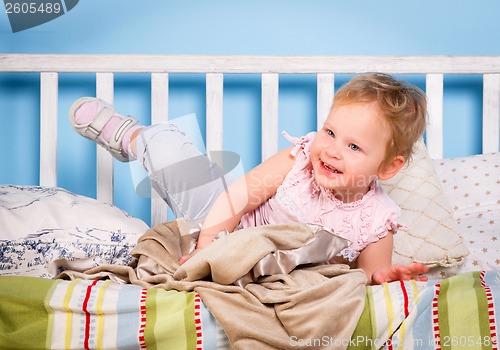 Image of Baby on the bed