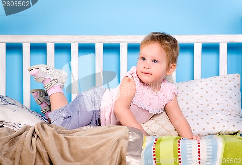 Image of Baby on the bed