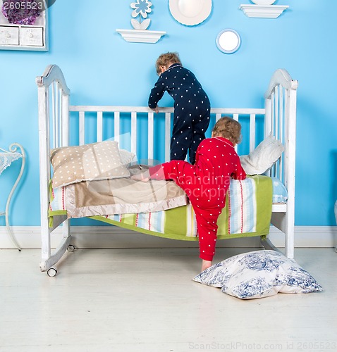 Image of Baby on the bed