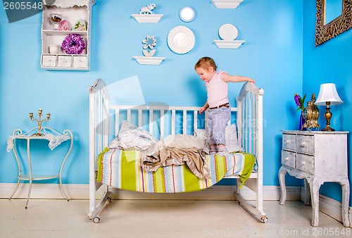 Image of Baby on the bed