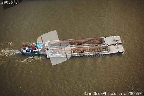 Image of Barge from above