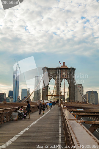 Image of Brooklyn bridge in New York City