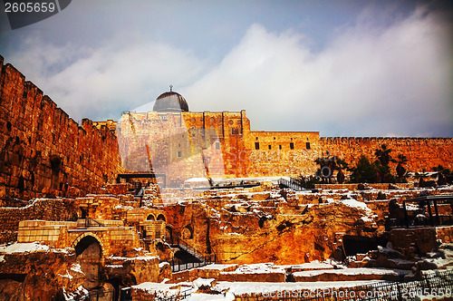 Image of Ophel ruins in the Old city of Jerusalem