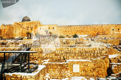 Image of Ophel ruins in the Old city of Jerusalem