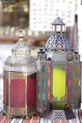 Image of Ramadan lanterns in Doha market