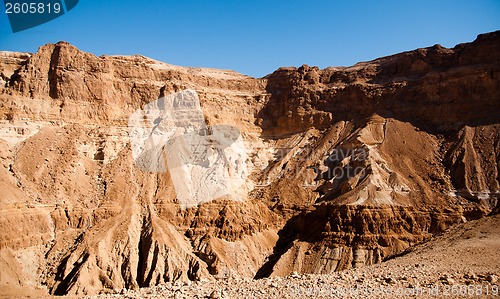 Image of Mountains in stone desert nead Dead Sea