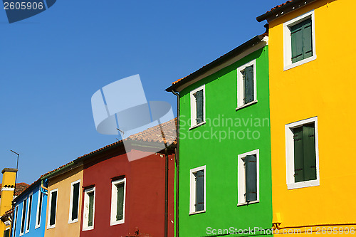 Image of Colorful house on Burano Island, Venice