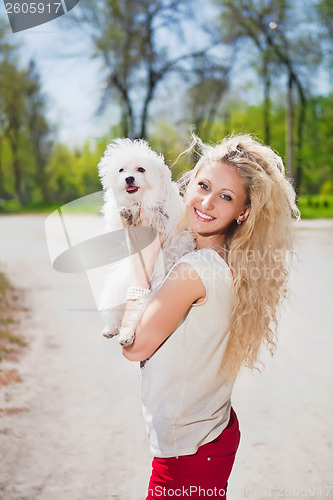 Image of Pretty blond woman