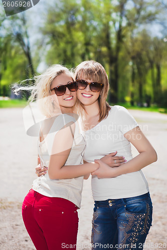 Image of Young smiling women