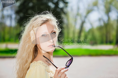 Image of Attractive blond woman