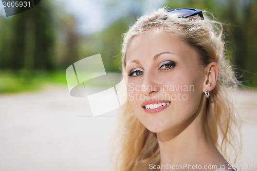 Image of Young blond woman