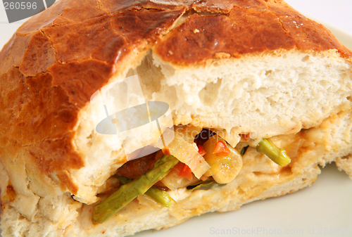Image of Veggy stuffed bread