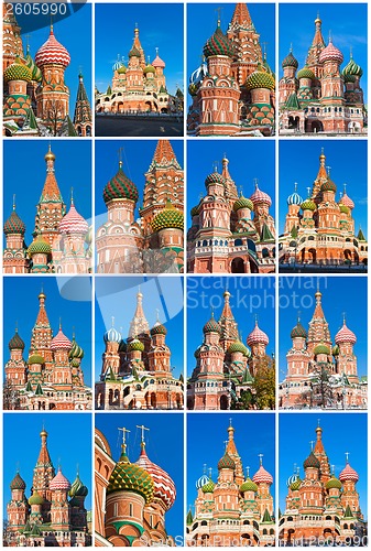 Image of Saint Basil Cathedral  in Moscow