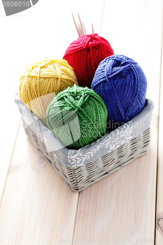 Image of  balls of wool 