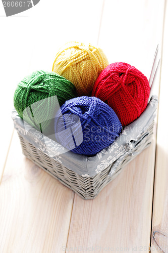 Image of  balls of wool 