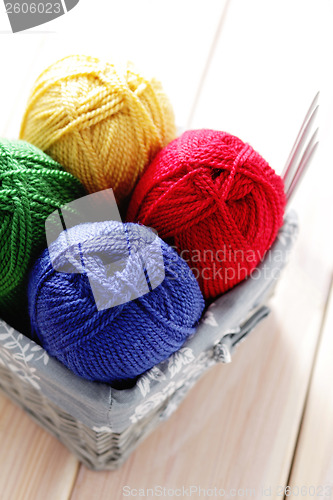 Image of  balls of wool 