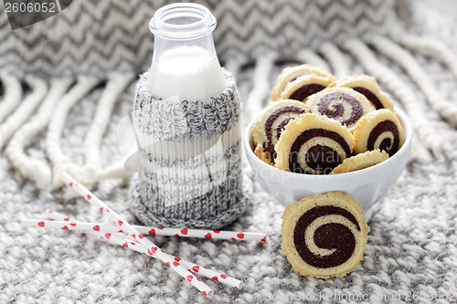 Image of black and white cookies