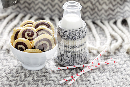 Image of black and white cookies