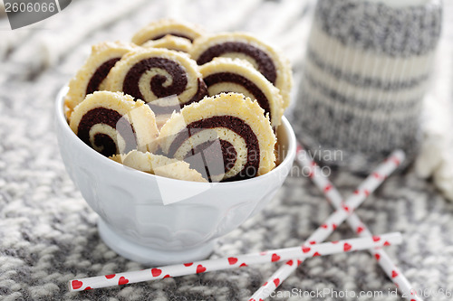 Image of black and white cookies
