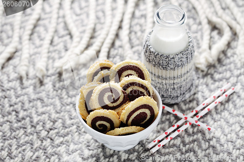 Image of black and white cookies