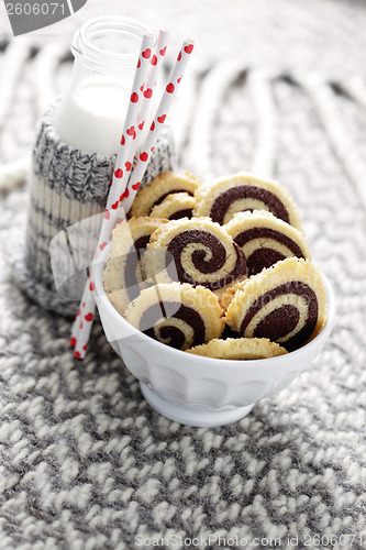 Image of black and white cookies